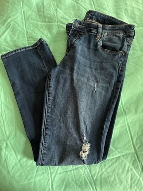 Kut from the Kloth Dark Blue Distressed Women’s Jeans
